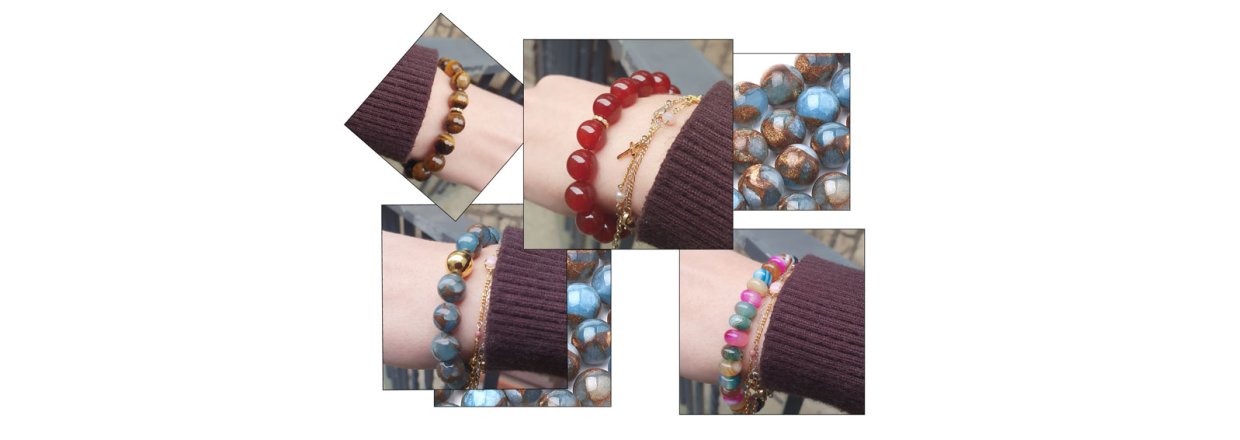 DIY |  Armb�nder mit Halbedelsteinen