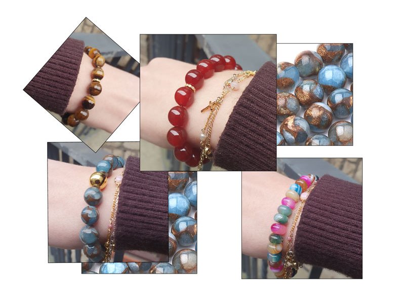 DIY |  Armb�nder mit Halbedelsteinen