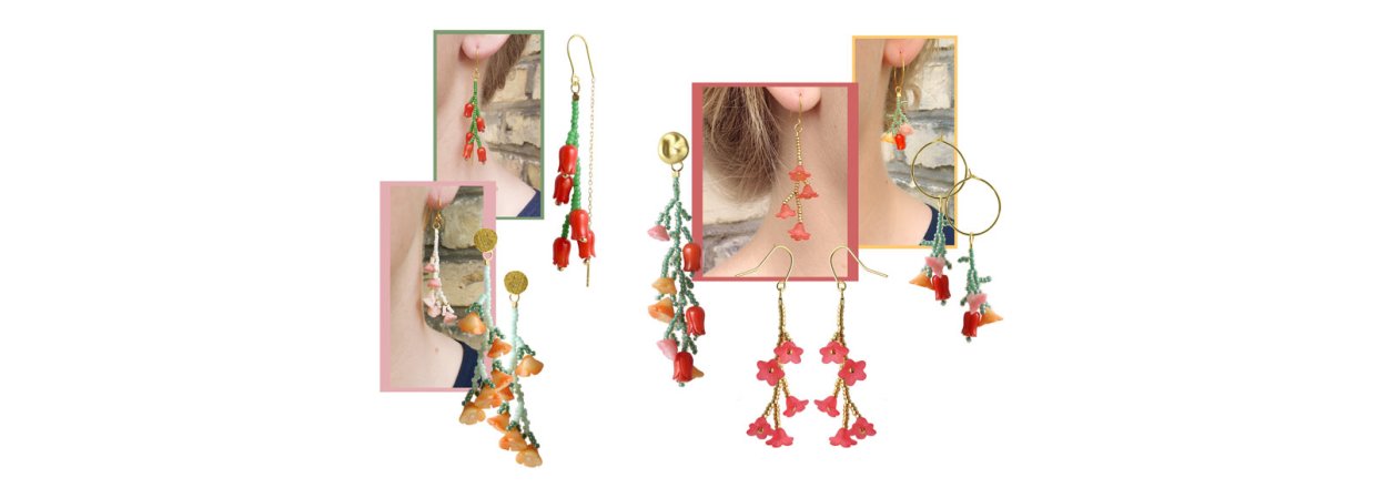DIY | Ohrringe mit Blumenranken