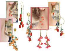 DIY | Earrings with Floral Garlands
