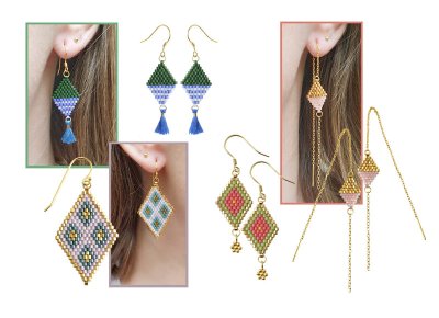 DIY | Brick Stitch Earrings