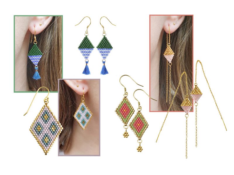 DIY | Brick Stitch Earrings