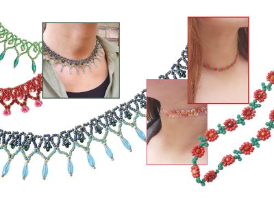 DIY | Chokers with Seed Beads