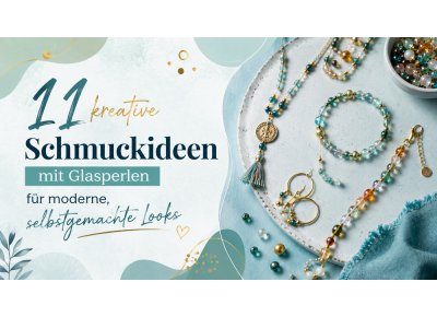 11 kreative smykkeideer med glasperler til moderne, hjemmelavede looks