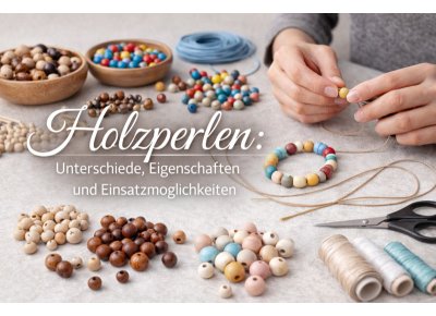 Holzperlen: Unterschiede, Eigenschaften und Einsatzm�glichkeiten 