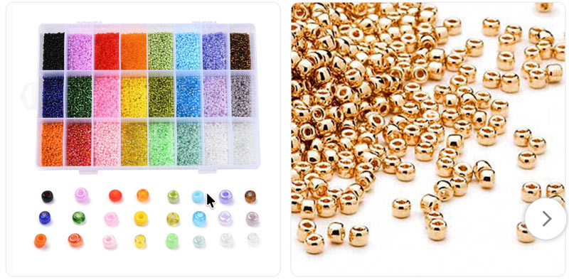 Seed beads og Delica-perler til moderne smykkedesign