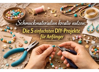 Schmuckmaterialien kreativ nutzen: 5 einfache DIY-Projekte