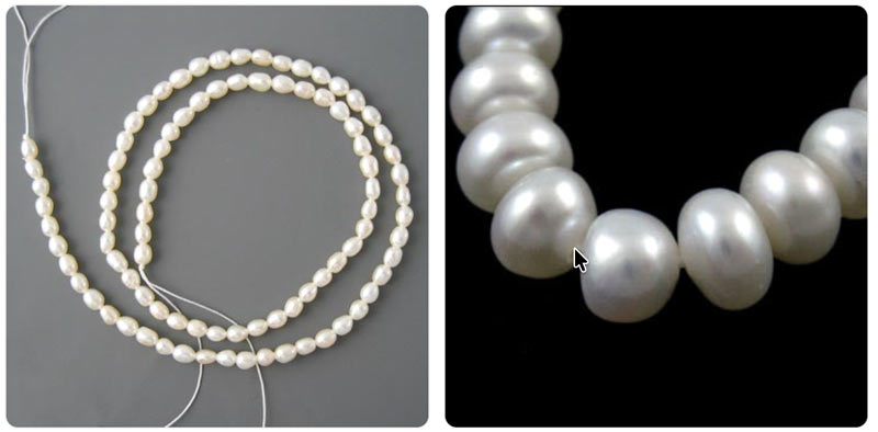 Natürliche Süßwasserperlen 1–5 mm für handgemachten DIY-Schmuck, Perlenketten und Armbänder