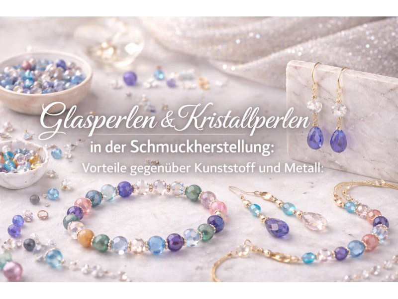 Glasperler og krystalperler i smykkefremstilling