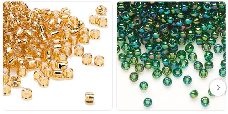 Matsuno Rocailles 6/0 Perlen mit glänzender Oberfläche