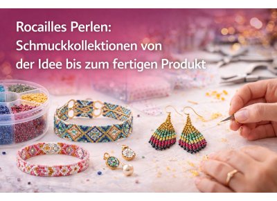 Rocailles Perlen: Schmuckkollektionen von der Idee bis zum fertigen Produkt