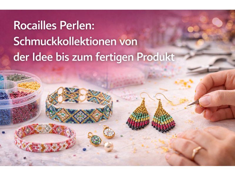 Rocailles Perlen: Schmuckkollektionen von der Idee bis zum fertigen Produkt