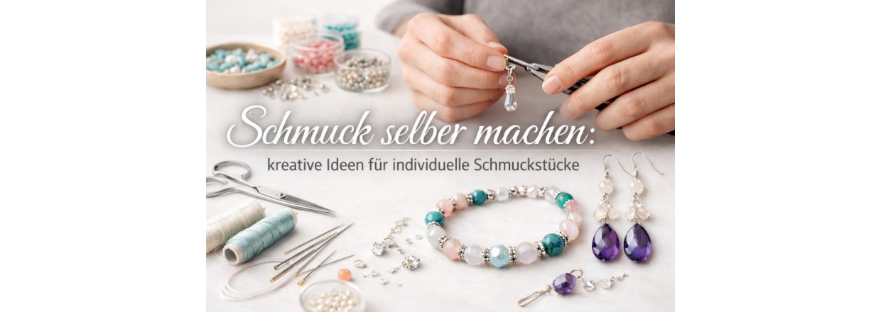 DIY Schmuckideen &ndash; selbstgemachte Ohrringe und Schmuckst�cke auf einem Tisch 