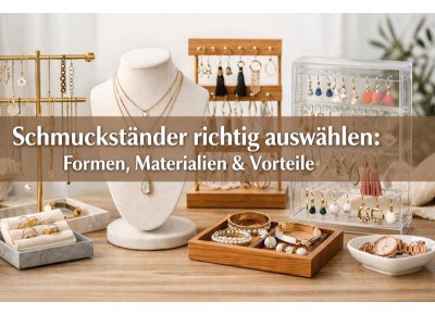 Schmuckst�nder richtig ausw�hlen: Formen, Materialien & Vorteile