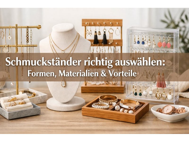 Choose the right jewellery stand: shapes, materials and advantages