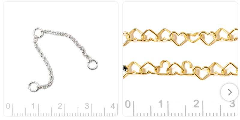 Schmuckketten aus 925 Silber und vergoldetem Material