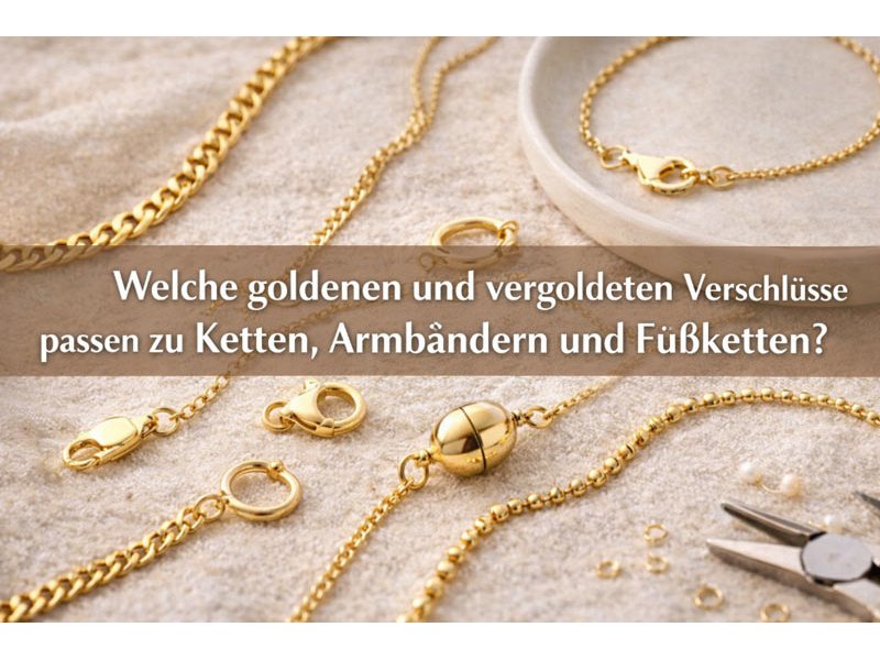 Hvilke guld- og forgyldte l�se passer til halsk�der?