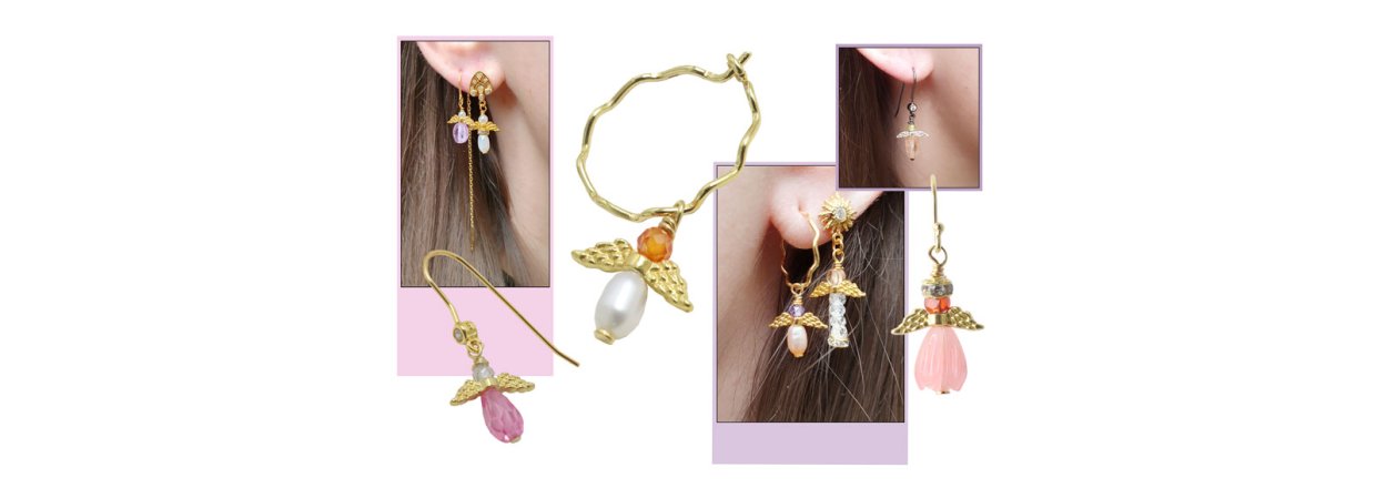 Angels made of pearls