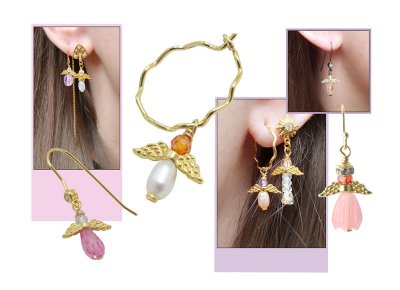 DIY | Beaded Angel Pendants