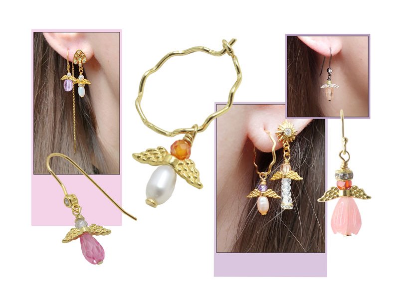 Angels made of pearls