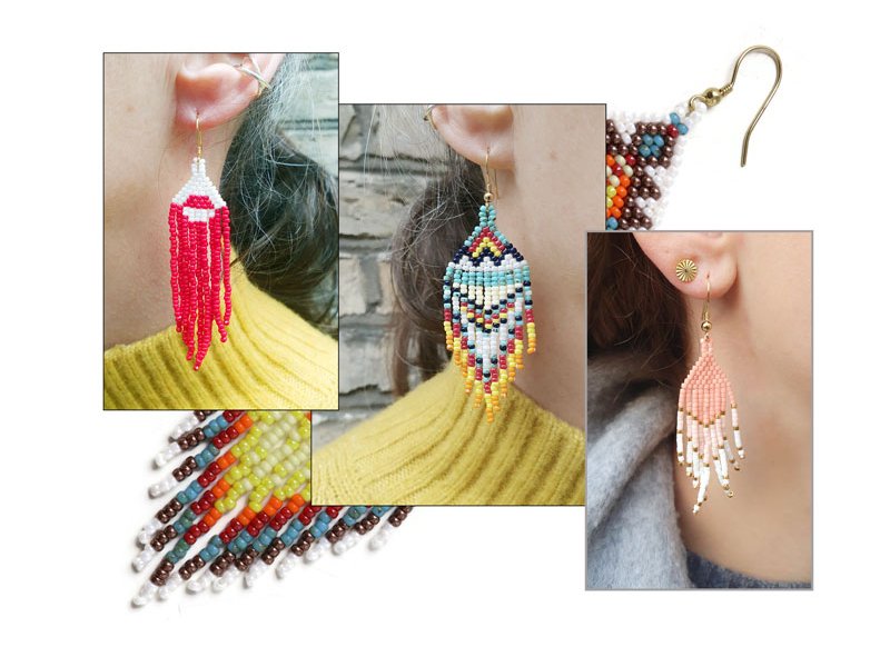 DIY | Ohrringe mit Fransen