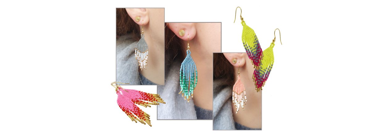 DIY | Ohrringe mit Fransen