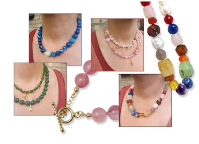 DIY | Necklaces with Semi-Precious Stones