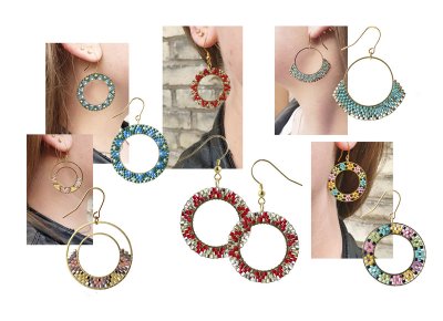 DIY | Hoops with Delica beads