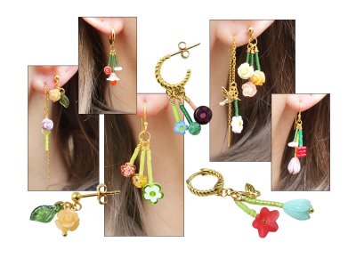 DIY | Ohrringe mit Blümchen