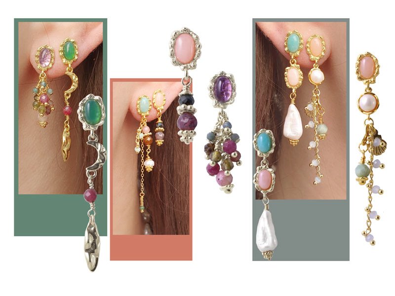 DIY | Ohrstecker mit Halbedelsteinen