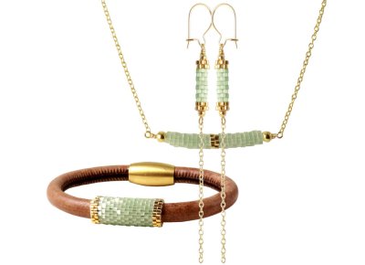 DIY Peyote stitch jewelry