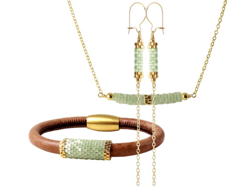 Peyote-Schmuck mit Delica-Perlen