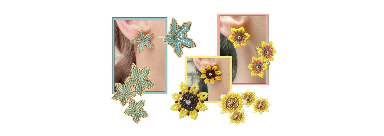 DIY | Ohrringe mit Sommerblumen