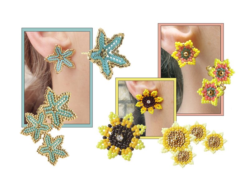 DIY | Earrings with Summer Flowers