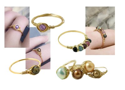 DIY | Wire wrapped rings