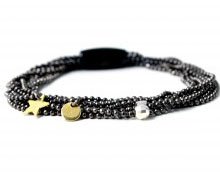 DIY  kuglekde armbnd med charms.