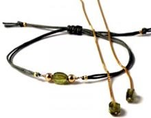 DIY Smykkesæt med mini-armbånd og øreringe med kæde.