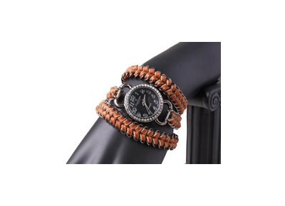 DIY – Wrist watch with armour chain and leather