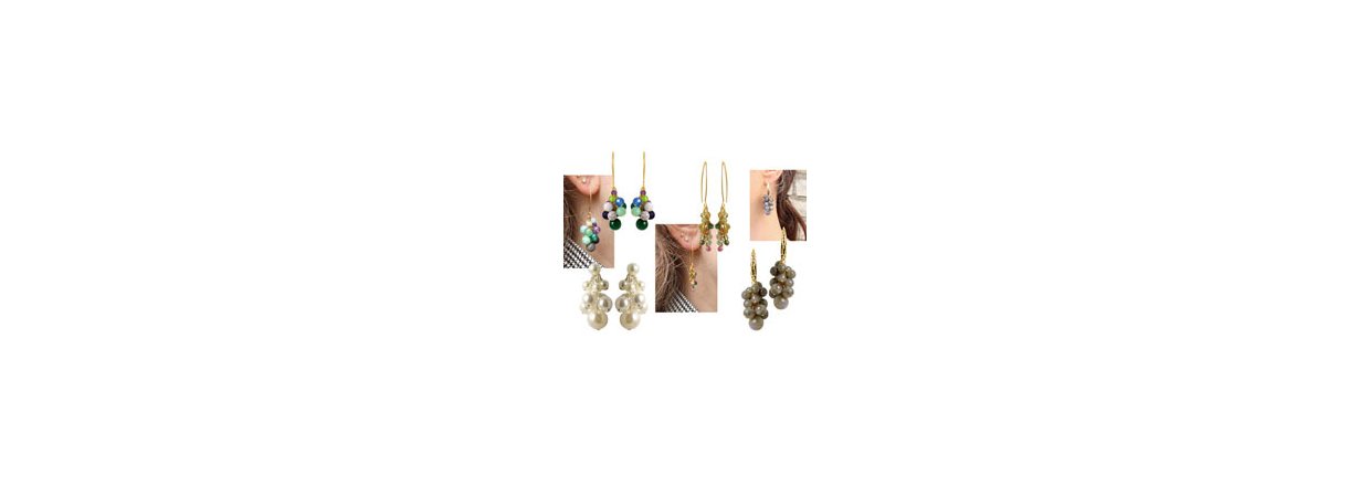 DIY | Earrings with bead clusters