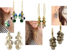 DIY | Earrings with bead clusters