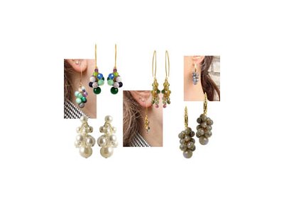 DIY | Earrings with bead clusters