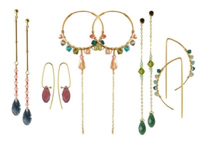 DIY | Ohrringe mit echten Kristallperlen