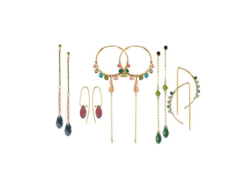 DIY | Ohrringe mit echten Kristallperlen