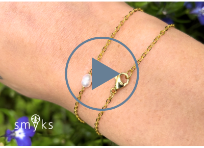 Anleitung fr eine selbstgemachte Schmuckkette mit Verschluss