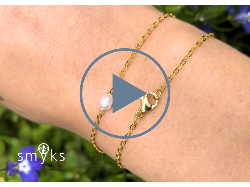 Anleitung f�r eine selbstgemachte Schmuckkette mit Verschluss