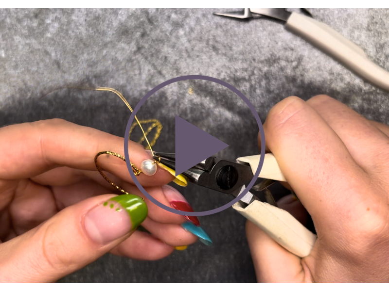 Jewellery technique: Wrapping bead links