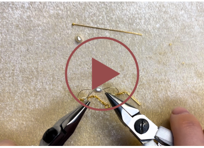 Schmucktechnik: Perlenverbindungen ohne sichtbare Windungen