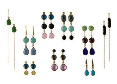 DIY | Earrings with glass charms