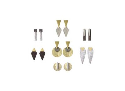 DIY | Earrings in geometrical shapes