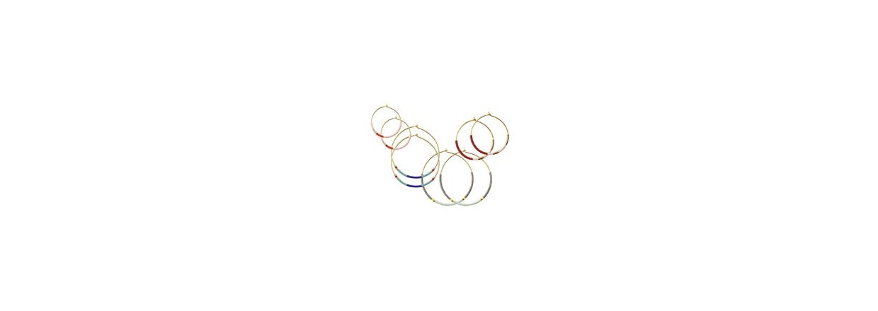 DIY | Delica hoop earrings